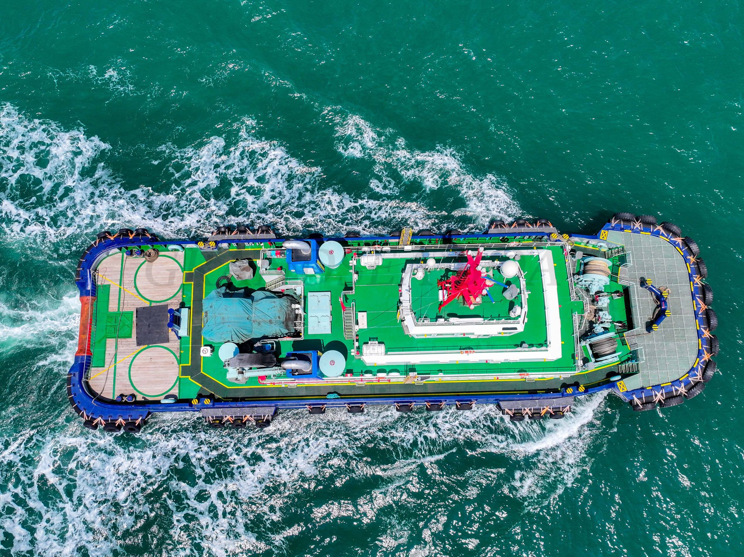 Remorqueur Grandsea de 39m, bateau de travail de remorquage, chantier naval, capacité de traction au bollard de 87T, remorqueur à vendre