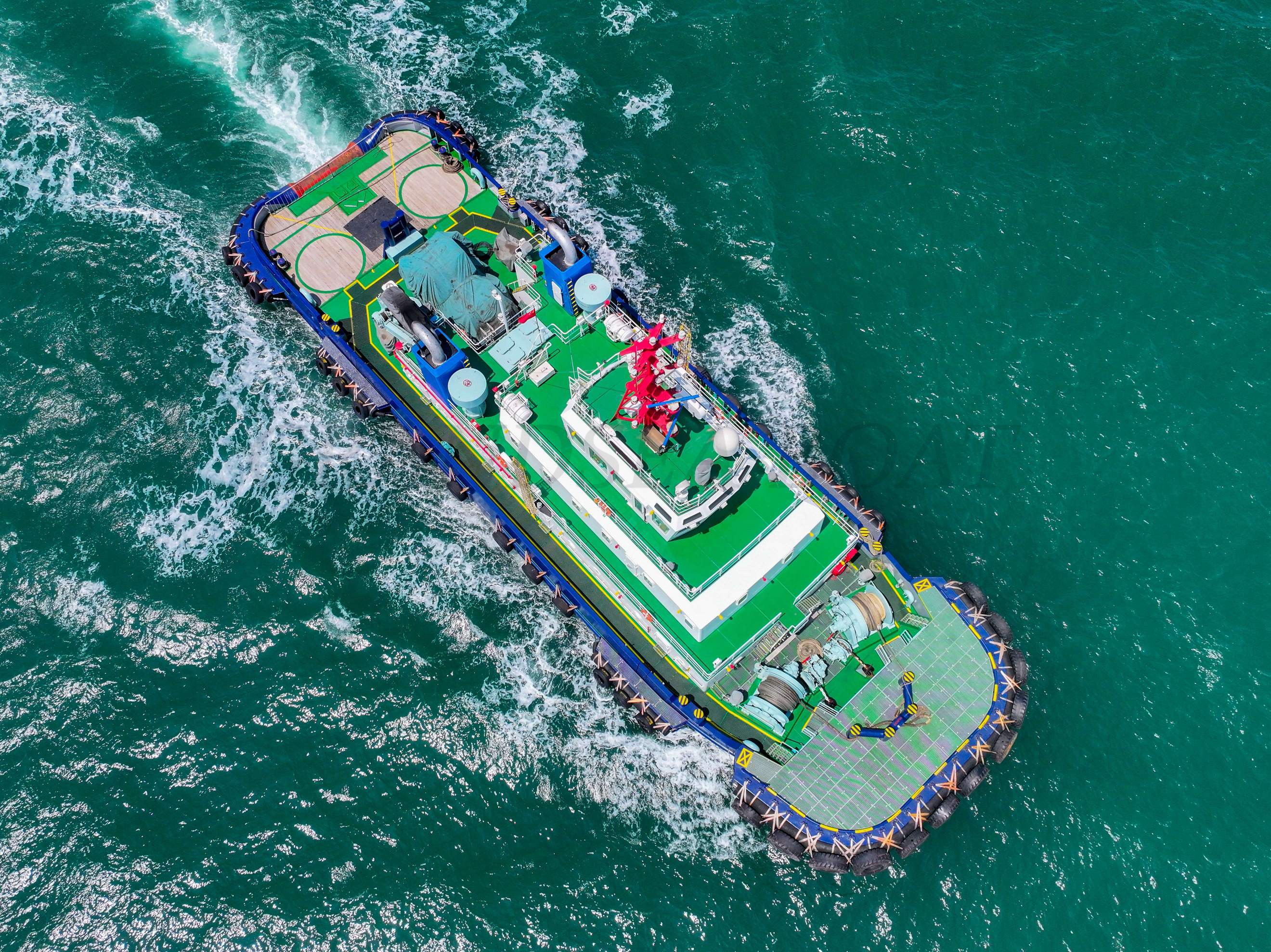 Remorqueur Grandsea de 39m, bateau de travail de remorquage, chantier naval, capacité de traction au bollard de 87T, remorqueur à vendre