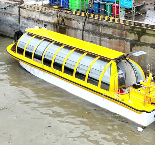 Bateau-taxi nautique coloré en PRF Grandsea de 38 pieds pour 40 passagers à vendre