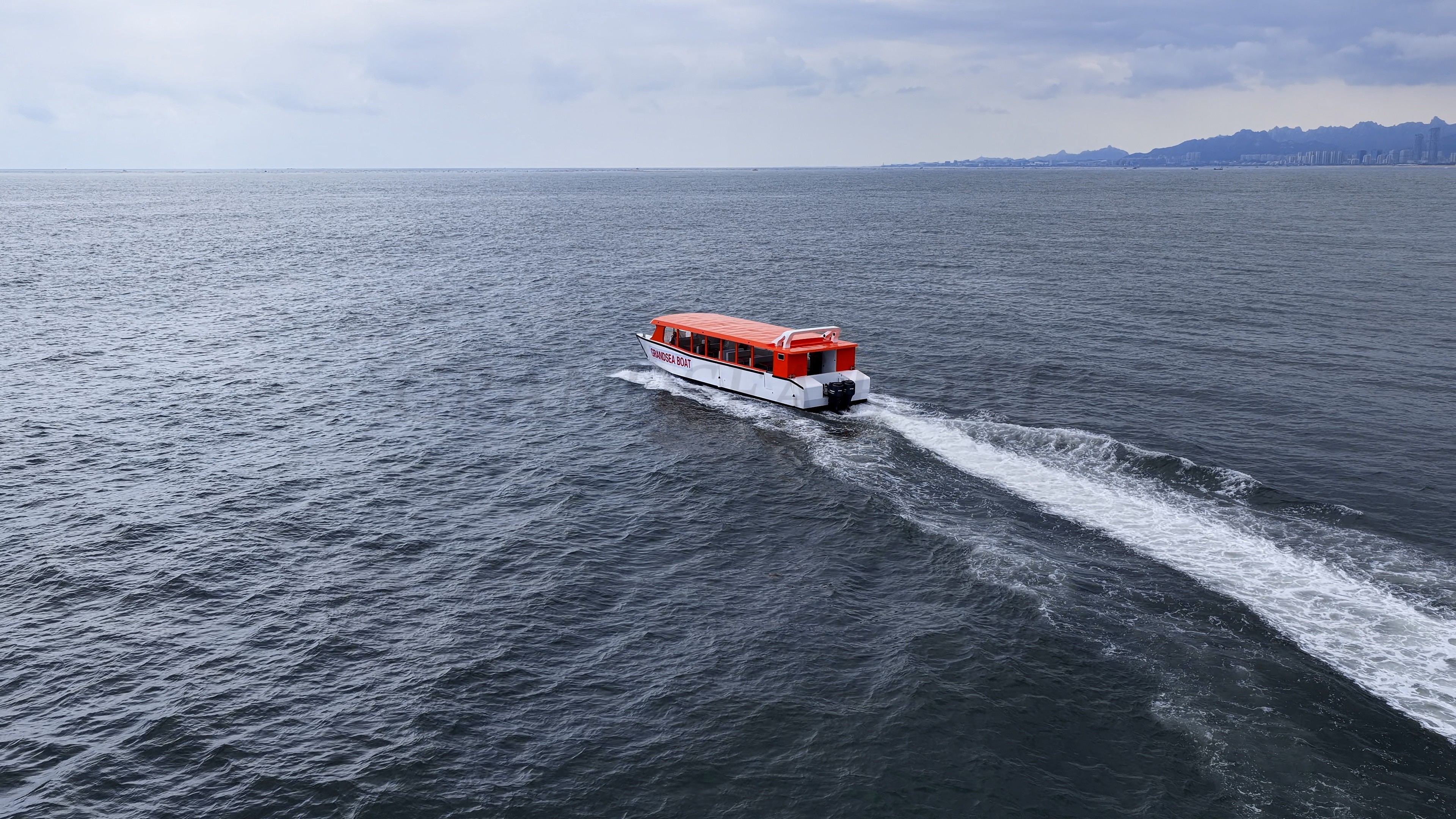 Grandsea Bateau à passagers en aluminium de 14 m, ferry de 53 places, petits bateaux à passagers à vendre au Nigeria