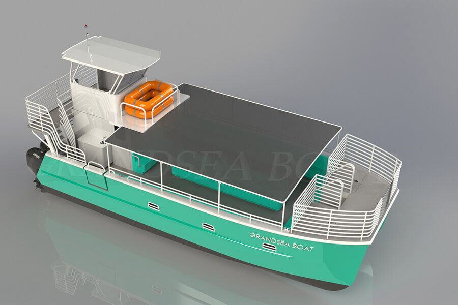 Grandsea 11.6m Aluminum Catamaran Sightseeing Diving Passenger Boat