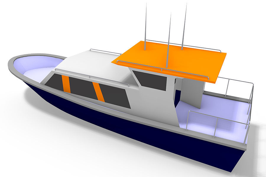 42ft 30 Persons Aluminium Passenger Ferry for Sale