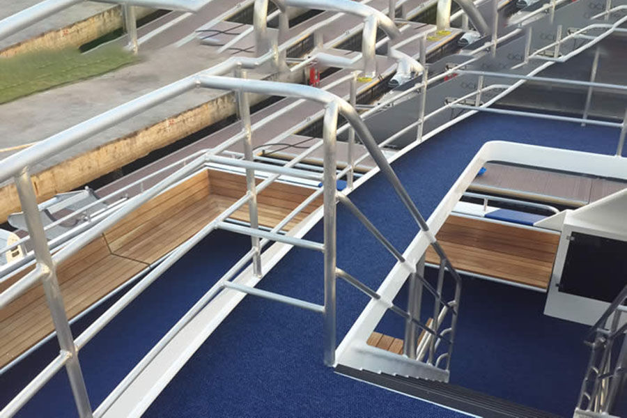 Catamaran en aluminium Grandsea Boat 26m personnaliser le bateau de plongée à vendre