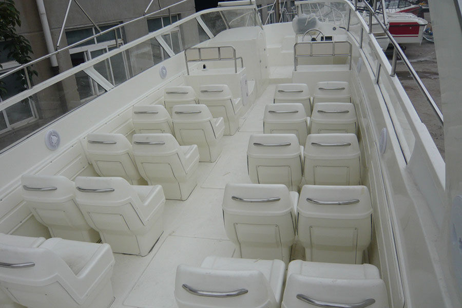 11,6 m en fibre de verre 25 personnes bateau-taxi de passagers à grande vitesse à vendre