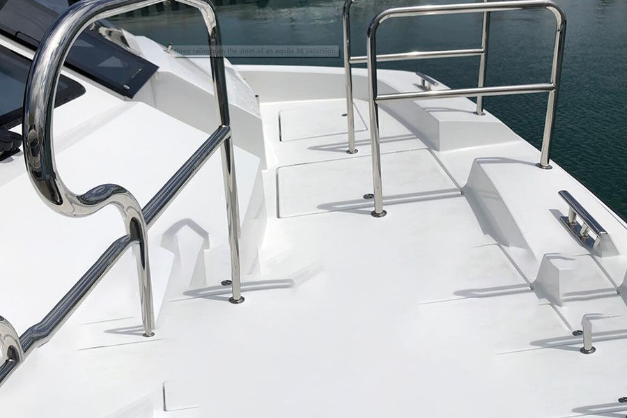 China 38ft Catamaran 30 Passenger FRP Catamaran Ferry Boat for Sale