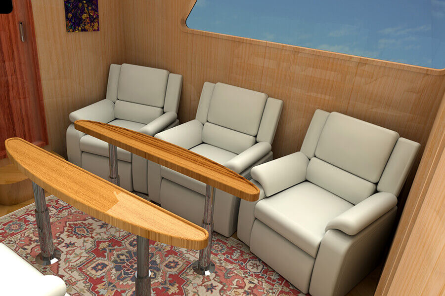 Grandsea 40 pieds en fibre de verre Naval Admirals Ceremonial Craft Boat à vendre