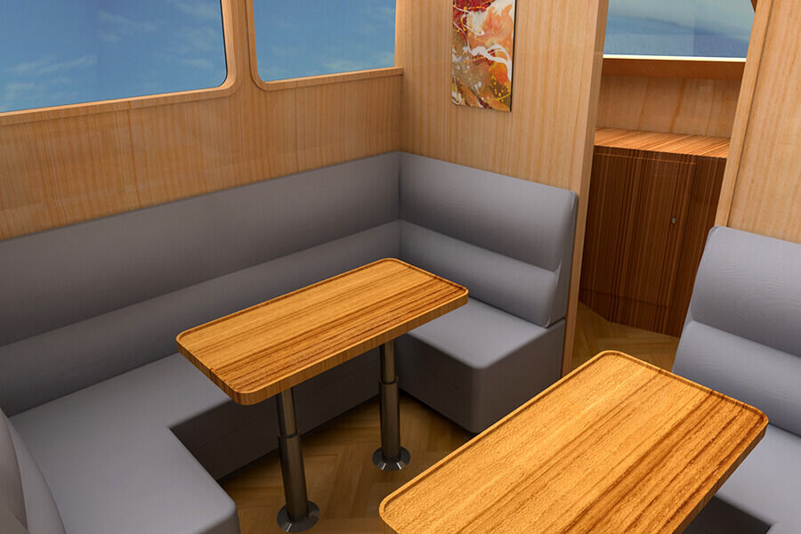 Grandsea 40 pieds en fibre de verre Naval Admirals Ceremonial Craft Boat à vendre