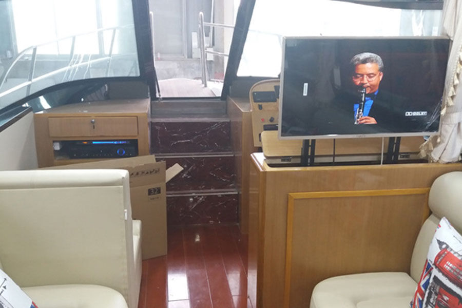 China 12.8m GRP River 26 Passenger Dinner Cruise Boat for Sale