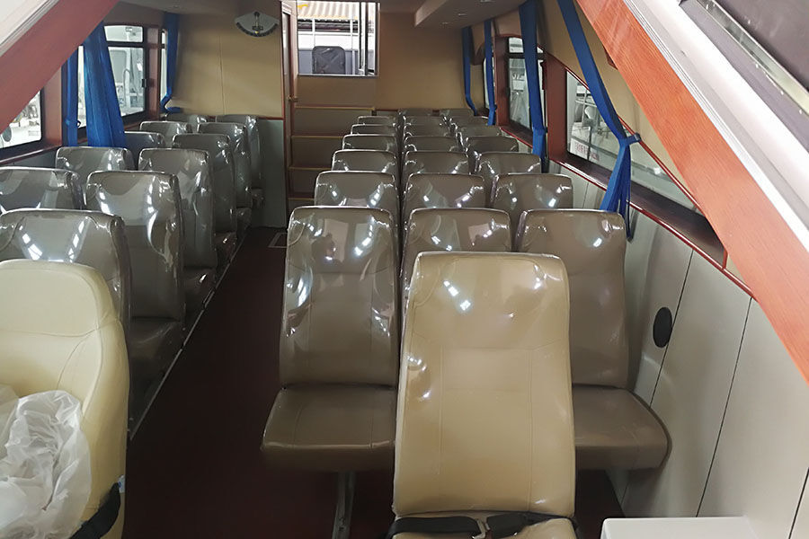 China 13.8m Steel Hull Day Commercial 30 Passenger Boat for sale