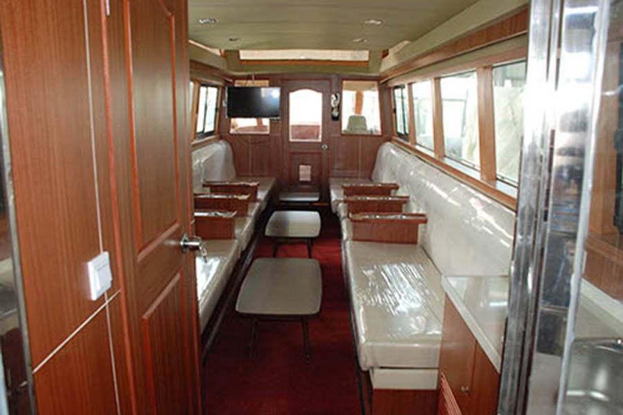 Grandsea 13.8m/32sièges en fibre de verre hors-bord Bateau à passagers de vitesse du moteur à vendre