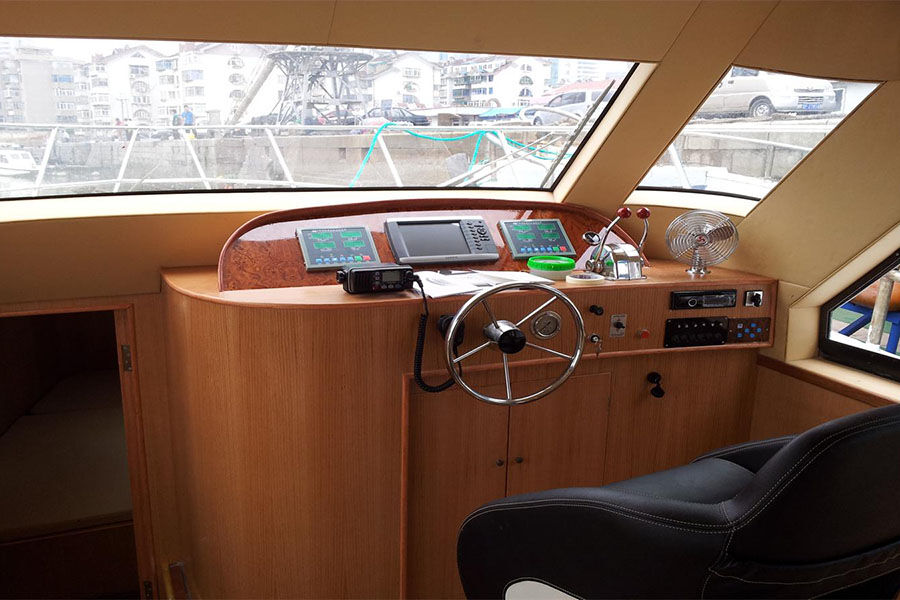 16.8m bateaux d'équipage de passager de fibre de verre de 40 personnes à vendre