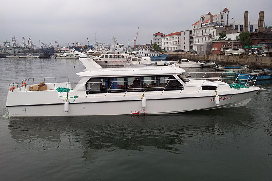 16.8m 40 persons fiberglass passenger crew boats for sale