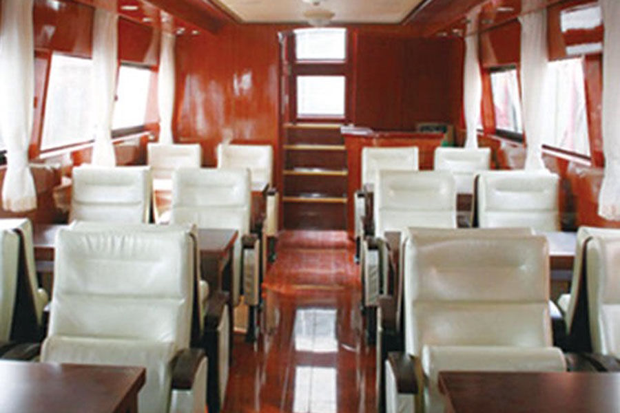 China 25m FRP Day Commercial 120 Passenger Ferry Boat for Sale