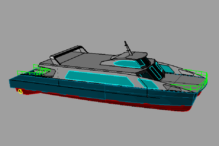 27m 140 personnes catamaran passagers en aluminium Ferry Boats à vendre