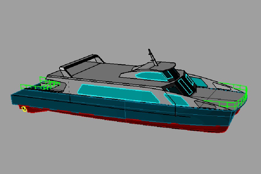 27m 140 Persons Catamaran Aluminum  Passenger Ferry Boats for Sale