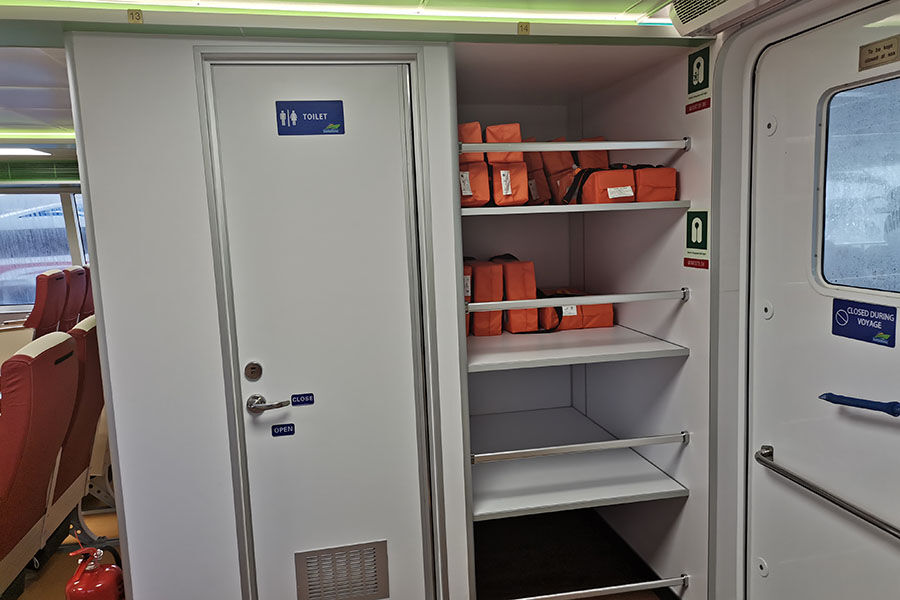 Chine 48m Steel Hull 260 Ferry pour passagers à vendre