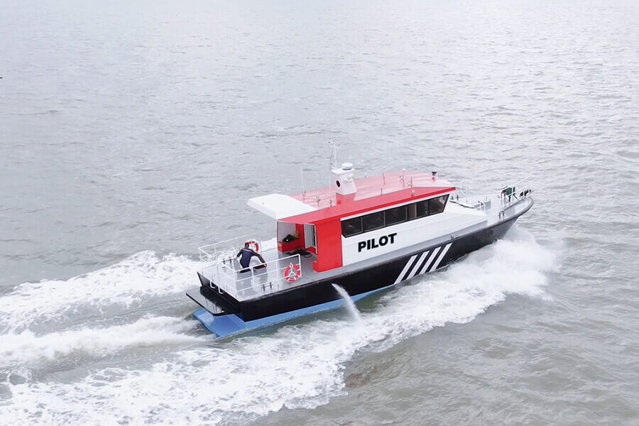 Grandsea 17m Matériel en acier Fast Marine Harbour Bateau pilote en mer agitée à vendre