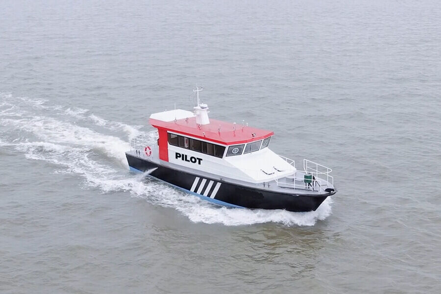 Grandsea 17m Steel Material Fast Marine Harbor Pilot Boat in Rough Seas for sale 