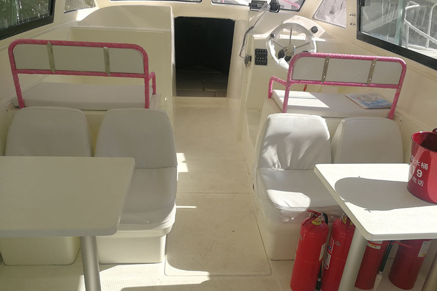 Bateau de police côtière et fluviale FRP de 38 pieds avec moteur hors-bord à vendre