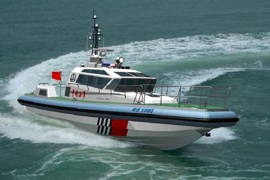 Grandsea 16m Coast Guard FRP Bateau de patrouille offshore militaire à vendre