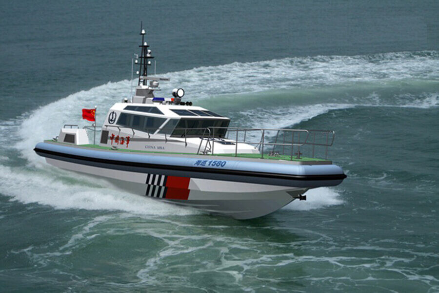 Grandsea 16m Coast Guard FRP Bateau de patrouille offshore militaire à vendre