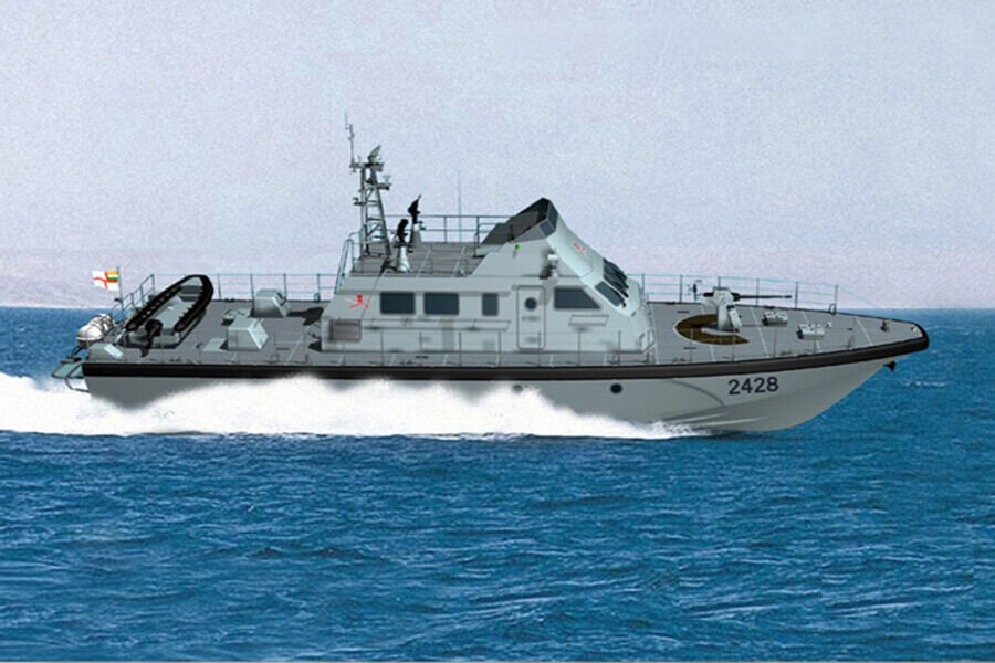 Grandsea 25m 40knots FRP Offshore Navy Mililtary Patrol Boat à vendre