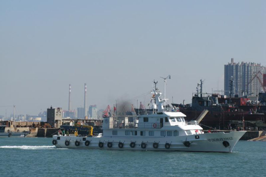 Garde côtière de patrouille de coque en acier de 38m et bateau de police d'application de loi à vendre