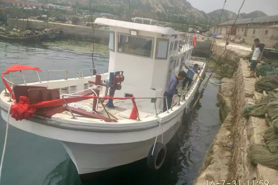 Grandsea 17,3 m en fibre de verre chalutier commercial bateau de pêche à vendre