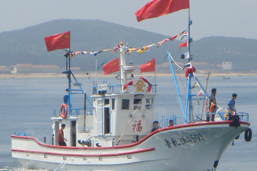 Grandsea 17,3 m en fibre de verre chalutier commercial bateau de pêche à vendre