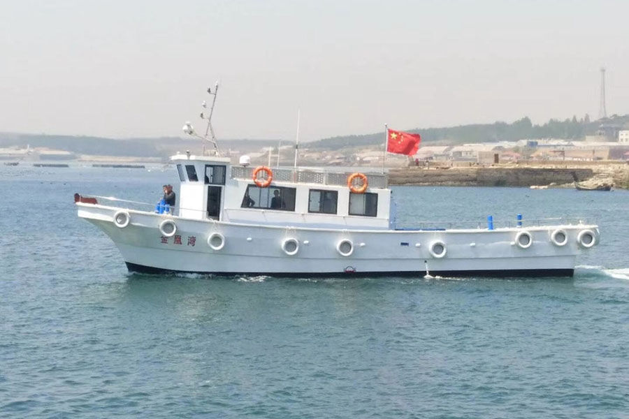 Grandsea 17,3 m en fibre de verre chalutier commercial bateau de pêche à vendre