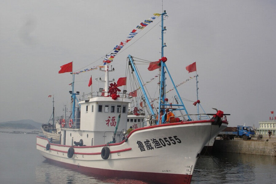 31,8 m Chalutier pélagique commercial en fibre de verre et bateaux de pêche à la senne coulissante à vendre