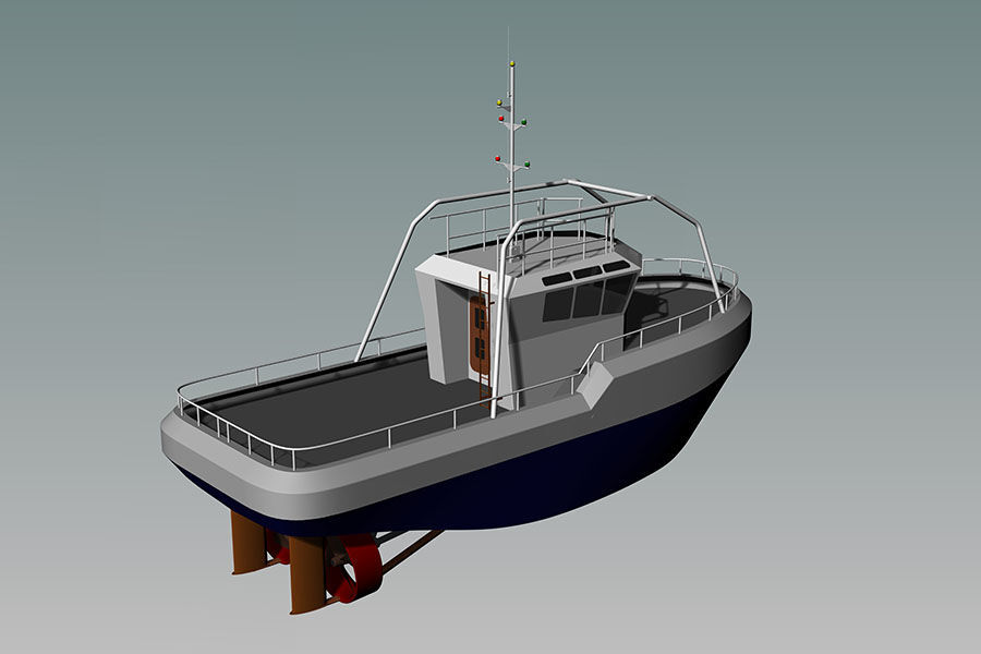 Grandsea Offshore Use 16m 1600hp Steel Tug Boat for Sale