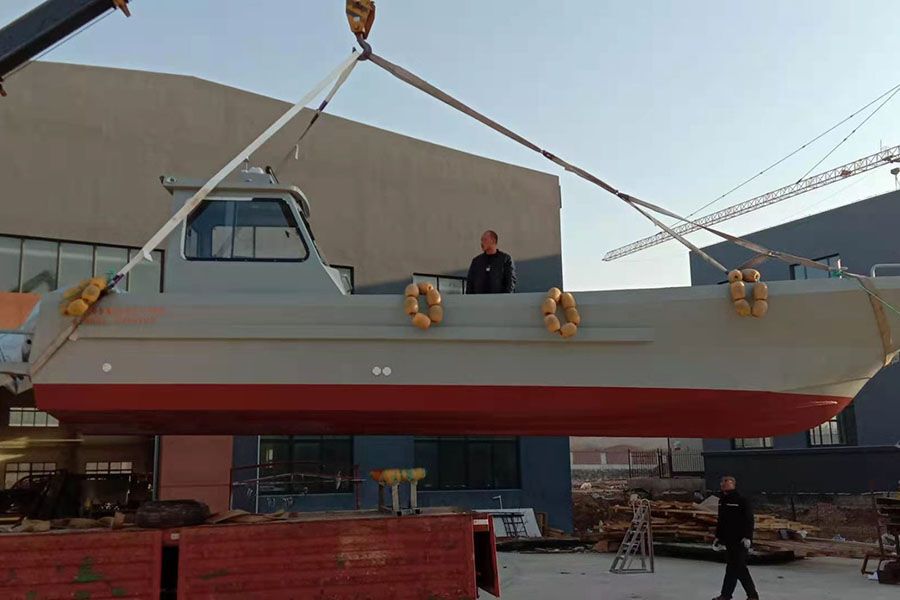 Grandsea 11m Sea Farming Aluminum Work Barge Boat for sale