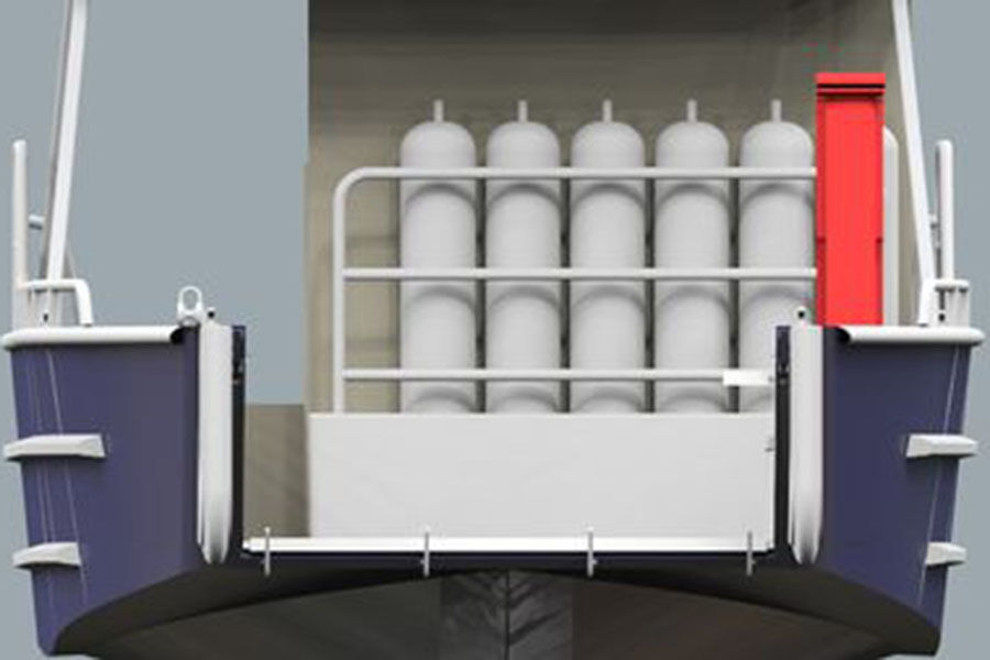 Bateau de débarquement en aluminium soudé de 11,5 m 38 pieds à vendre