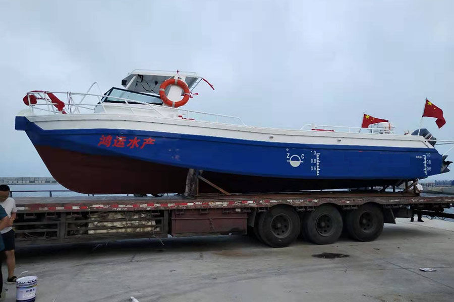 11m/36ft Aluminium Aquaculture Supply Utiliser Chine Bateau de travail à vendre