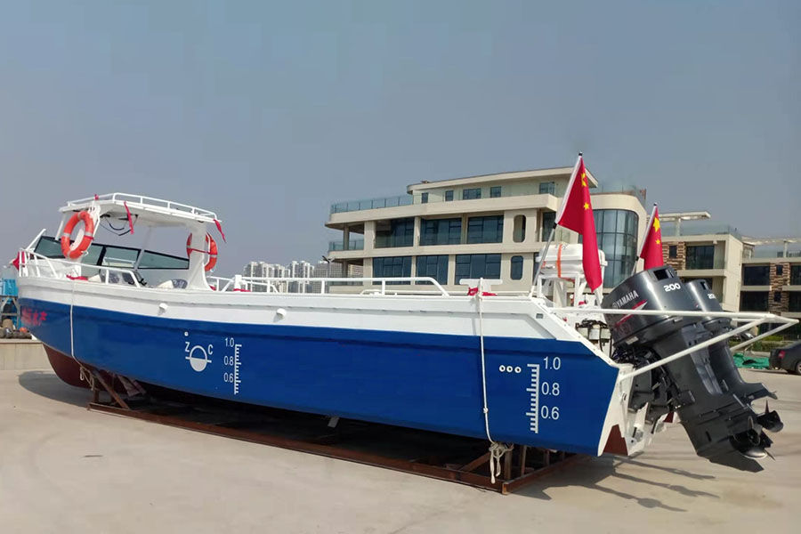 11m/36ft Aluminium Aquaculture Supply Utiliser Chine Bateau de travail à vendre