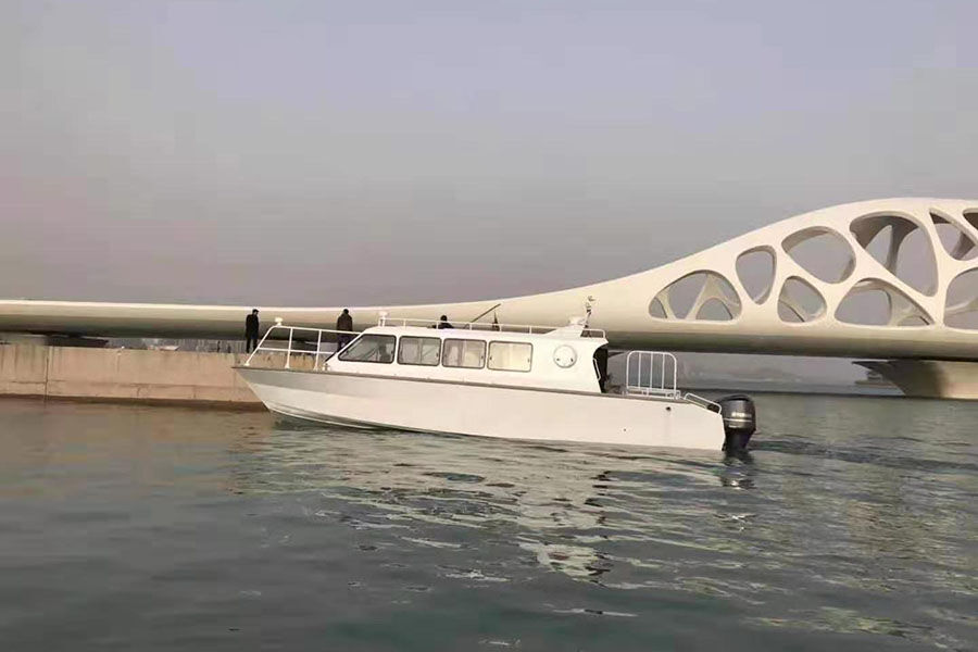 Bateau d'équipage de passagers de travail en aluminium de 40 pieds à vendre