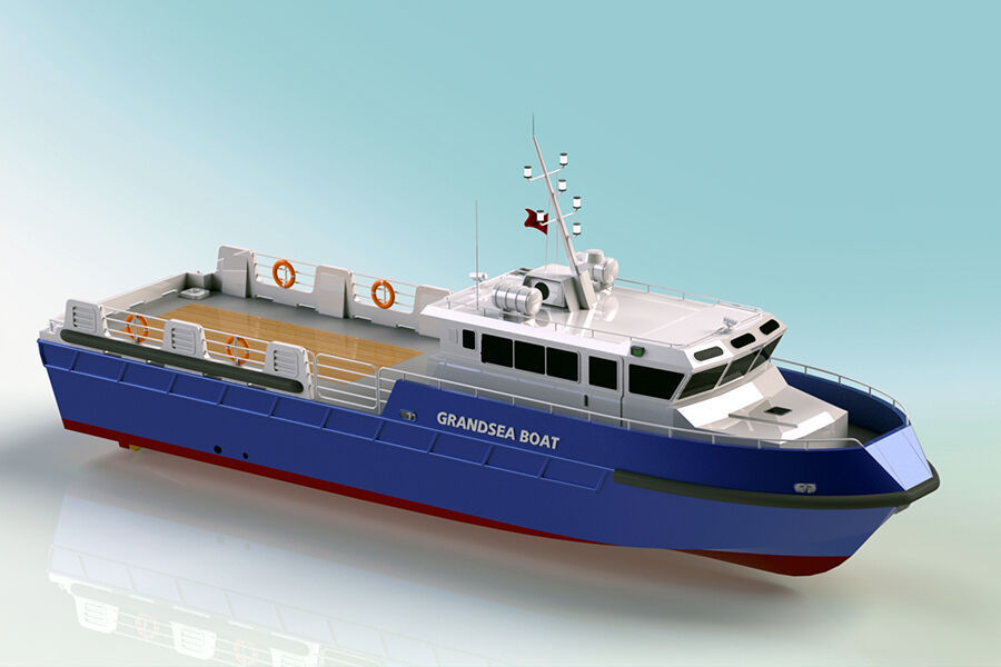 Grandsea 22m Aluminum Offshore Supply Boat/crew Boat/work Boat for Sale