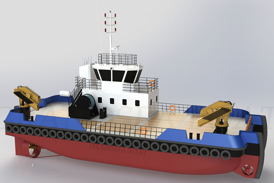 24M Tomcat Towing And Pushing Work And Utility Boat for Sale