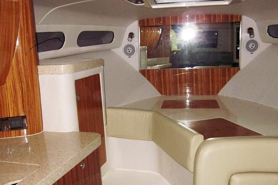 35ft Fiberglass Luxury Cabin Cruiser  Boats For Sale