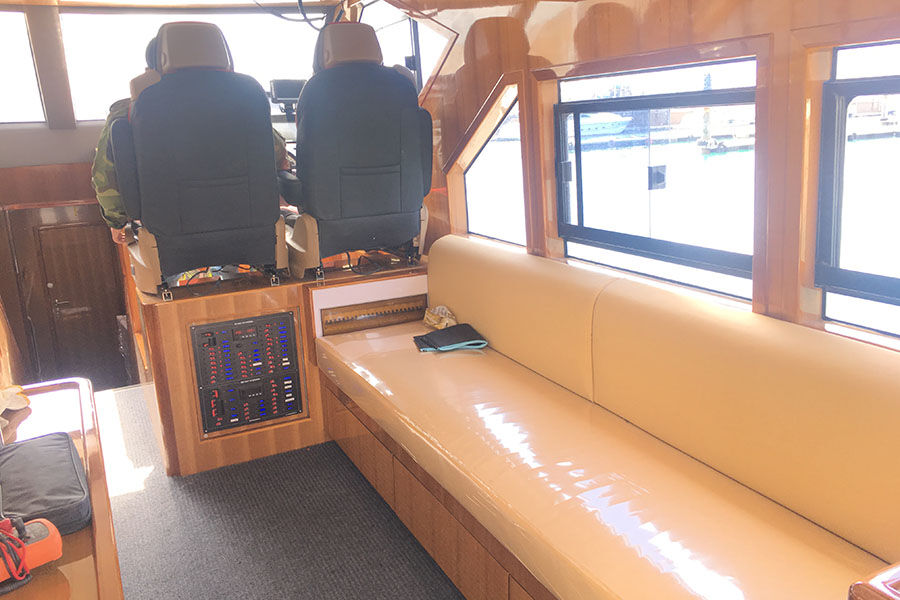Grandsea 19m Bateau de pêche professionnel en cabine de haute mer en fibre de verre à vendre