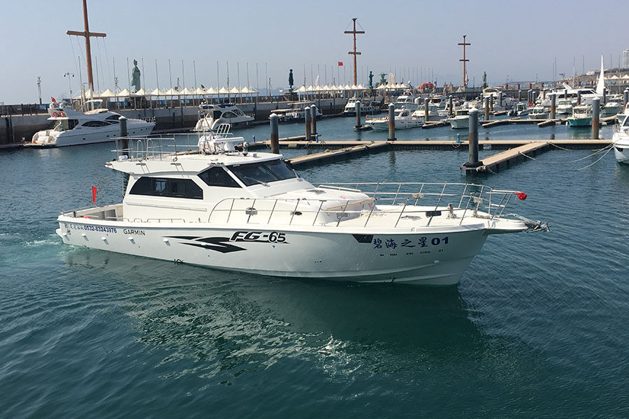 Grandsea 19m Bateau de pêche professionnel en cabine de haute mer en fibre de verre à vendre
