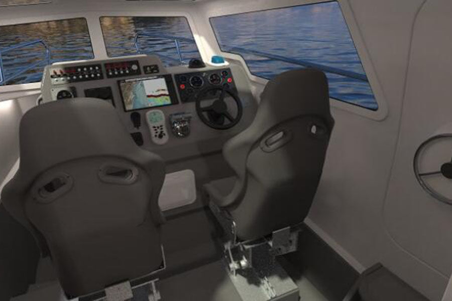 Bateau de sauvetage et d'ambulance Grandsea 38 pieds FRP à vendre