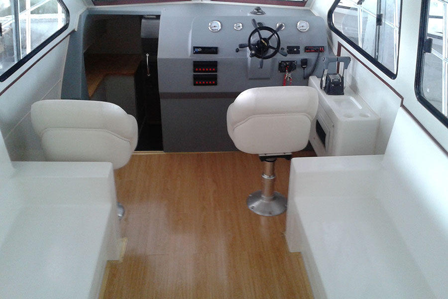 Grandsea 40-41ft FRP Fast Fire Rescue Boat avec moteur hors-bord à vendre