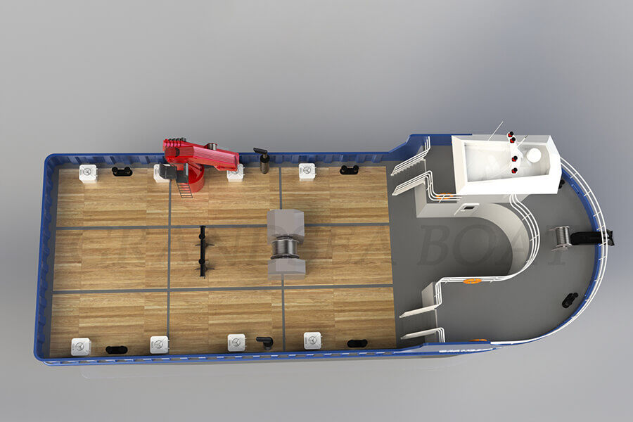 Bateau de recherche et d'étude offshore Grandsea 22m Steel River And Sea à vendre