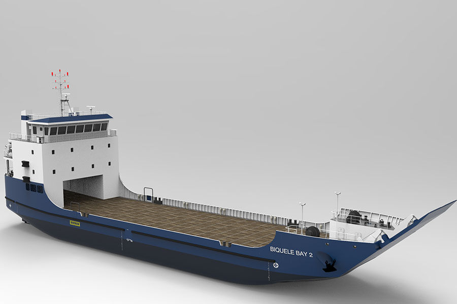 LCT 65m Cargo RORO Landing Craft et transporteur de carburant