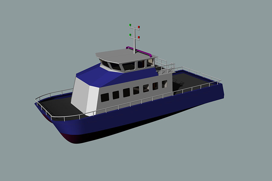 Catamaran Grandsea 22m aluminium/fibre de verre Bateau d'étude et de recherche à vendre