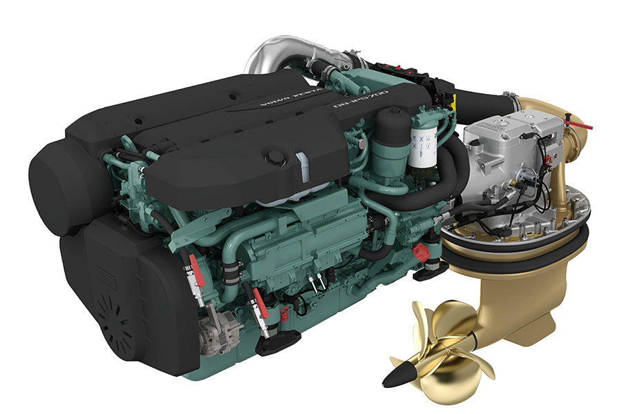 200HP-400HP Suède a fabriqué et importé des moteurs de yachts et de bateaux Volvo Marine à vendre en Russie