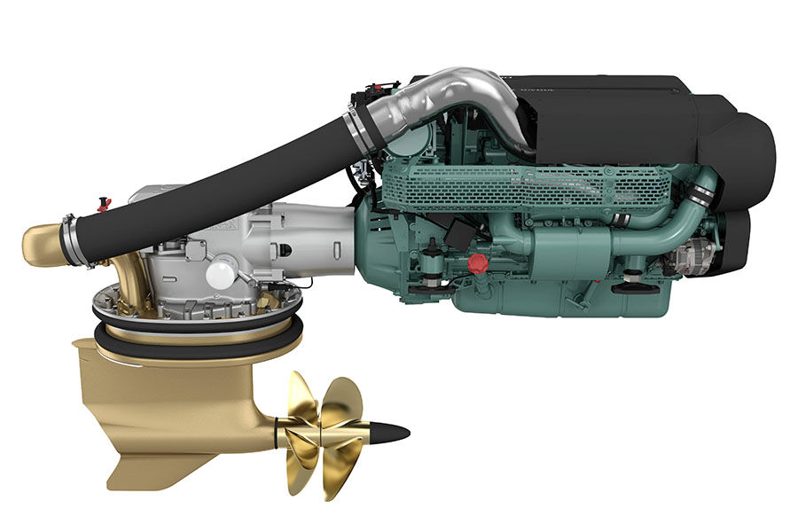 200HP-400HP Suède a fabriqué et importé des moteurs de yachts et de bateaux Volvo Marine à vendre en Russie