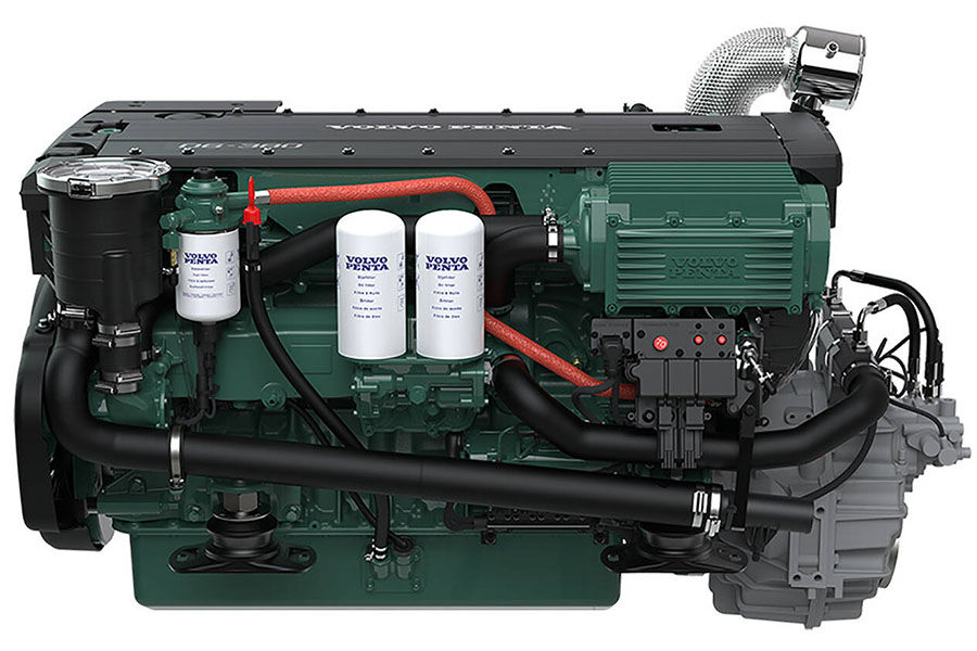 La Suède a fabriqué la propulsion et les moteurs diesel marins Volvo X15 400HP-1200HP à vendre en Russie